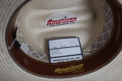 American 1011 Rancher Crease Crown & 4 1/4" Rancher Crease Brim Leather Sweatband Straw Hat -Western Cowboy Clothing ScreenShot2023 04 17at8.44.18AM