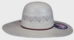 American 6600 Open Crown 4 1/4" Flat Brim Drilex Sweatband Straw Hat -Western Cowboy Clothing ScreenShot2023 04 17at9.36.49AM