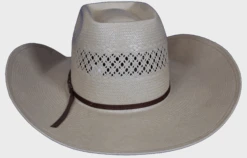 American 7300 Up North Crown 4 1/4" Cool Hand Luke Brim Leather Sweatband Straw Hat -Western Cowboy Clothing ScreenShot2023 04 17at9.43.01AM
