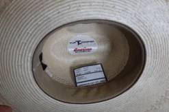 American TC8810 Minnick Crown 4 1/4" Cool Hand Luke Brim Drilex Sweatband Straw Hat -Western Cowboy Clothing ScreenShot2023 04 17at9.51.20AM