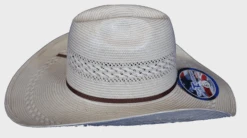 American TC8810 Minnick Crown 4 1/4" Cool Hand Luke Brim Drilex Sweatband Straw Hat -Western Cowboy Clothing ScreenShot2023 04 17at9.52.01AM