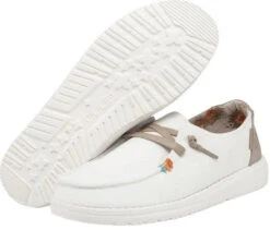 Women's Hey Dude 122130204 Wendy Rodeo White Aztec Shoe