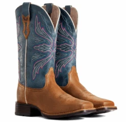 Women's Ariat 10040349 Edgewood Almond Buff/Baby Blue Eyes Western Boot -Western Cowboy Clothing Screenshot2022 03 18164647