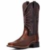 Women's Ariat 10040350 Edgewood Dark Luggage/Bitter Chocolate Western Boot
