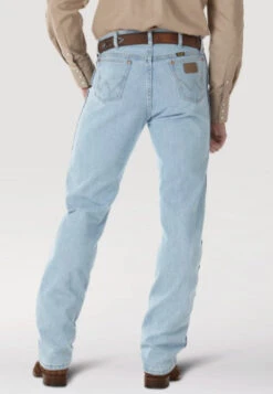 Wrangler 13MWZGH Men’s Bleached Cowboy Cut® Original Fit Jean (SHOP IN-STORE TOO)