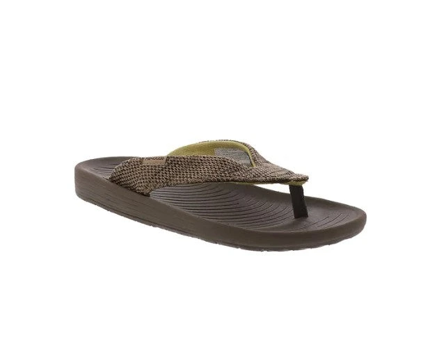 Men's Hey Dude 112461500 Milo Brown Flip Flop 3 Men's Hey Dude 112461500 Milo Brown Flip Flop