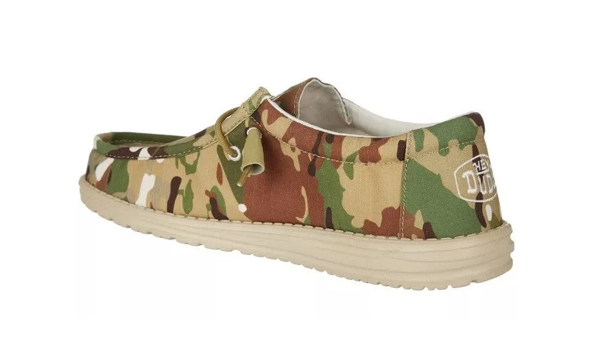 Men's Hey Dude 40004-9CQ Wally Camouflage Multi Shoe (also Has Women's Sizes) 5 Men's Hey Dude 40004-9CQ Wally Camouflage Multi Shoe (also Has Women's Sizes) - Image 3