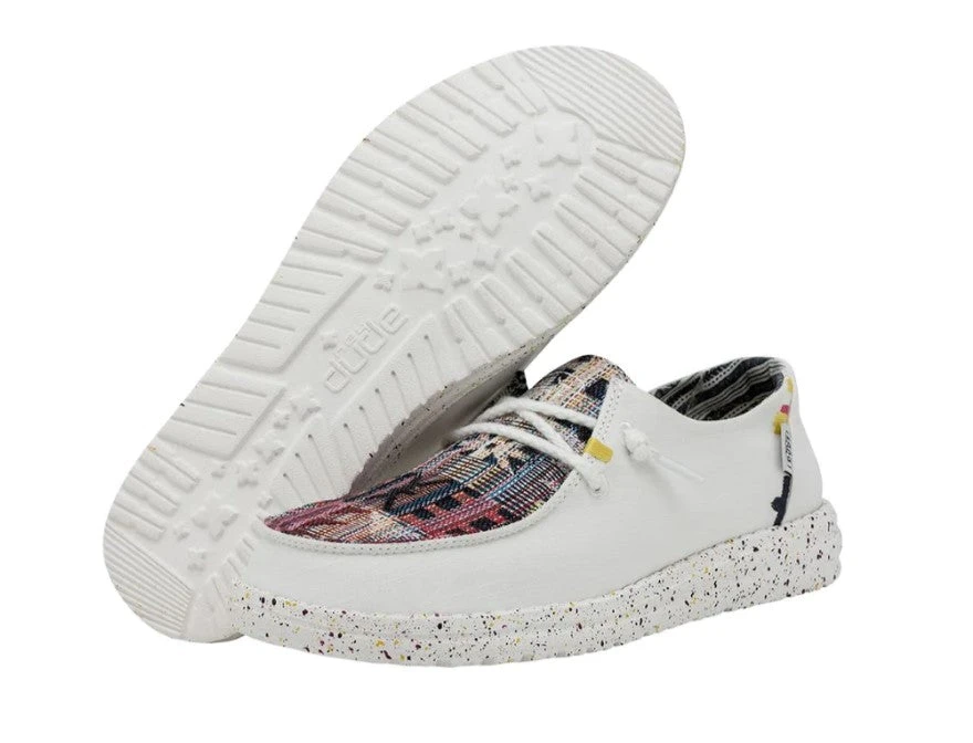 Women's Hey Dude 121413380 Wendy Boho Distressed Azca Shoe 3 Women's Hey Dude 121413380 Wendy Boho Distressed Azca Shoe