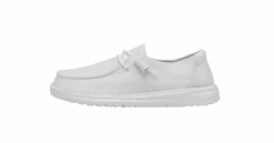 Women's Hey Dude 40063-100 Wendy Slub Canvas White Shoe -Western Cowboy Clothing Screenshot2023 03 21114005