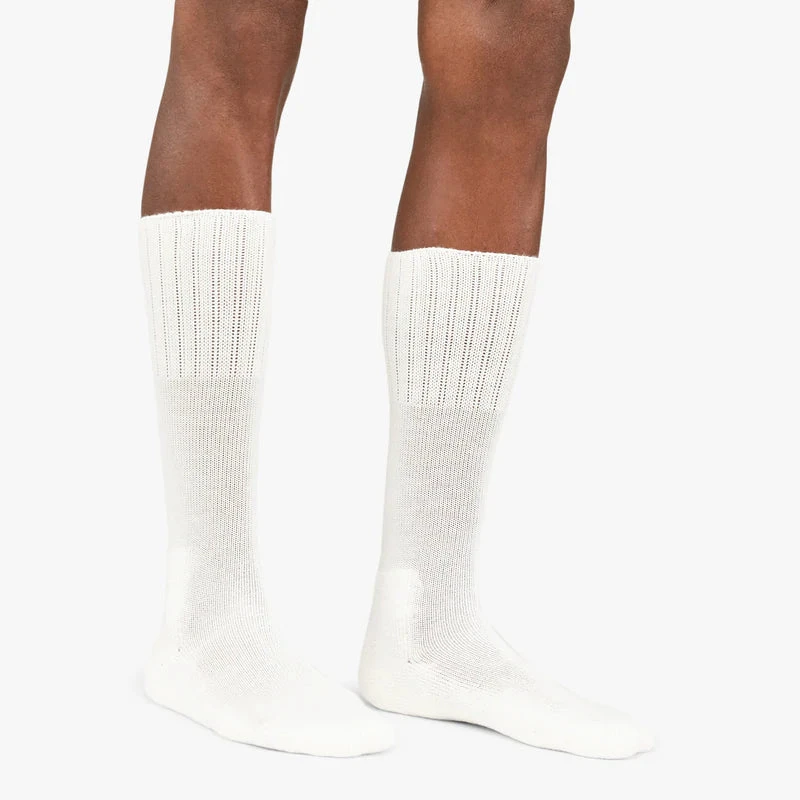 Thorlo TWW-11 & 13's White Western Boot Moderate Cushion Mid-Calf Socks (USA MADE) 5 Thorlo TWW-11 & 13's White Western Boot Moderate Cushion Mid-Calf Socks (USA MADE) - Image 3