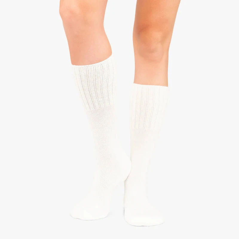 Thorlo TWW-11 & 13's White Western Boot Moderate Cushion Mid-Calf Socks (USA MADE) 9 Thorlo TWW-11 & 13's White Western Boot Moderate Cushion Mid-Calf Socks (USA MADE) - Image 7