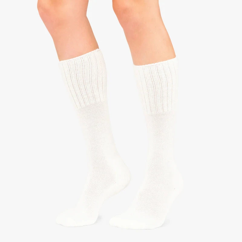 Thorlo TWW-11 & 13's White Western Boot Moderate Cushion Mid-Calf Socks (USA MADE) 8 Thorlo TWW-11 & 13's White Western Boot Moderate Cushion Mid-Calf Socks (USA MADE) - Image 6