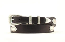 Nocona N2476601 Black Top Hand Western Belt