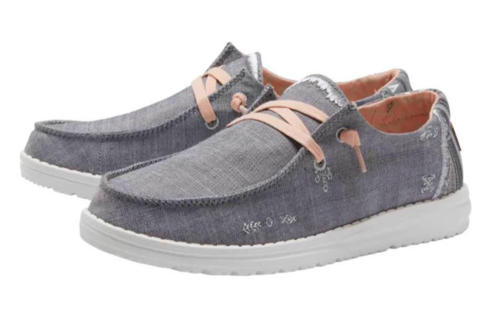 Women's Hey Dude 121413238 Wendy Boho Grey Shoe 4 Women's Hey Dude 121413238 Wendy Boho Grey Shoe - Image 2