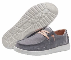 Women's Hey Dude 121413238 Wendy Boho Grey Shoe