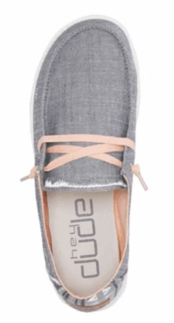 Women's Hey Dude 121413238 Wendy Boho Grey Shoe 8 Women's Hey Dude 121413238 Wendy Boho Grey Shoe -Western Cowboy Clothing WENDY3