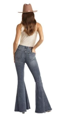 Women's Panhandle Rock & Roll WHB3526 Royal Juniors Bell Bottom Jean