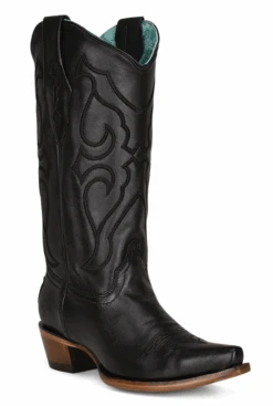 Corral Boots Women's Corral Z5072 13" Black Snip Toe (SHOP IN-STORES TOO)