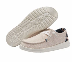 Women's Hey Dude 121415044 Wendy Boho Aztec Pink Shoe *CLOSEOUT*