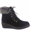 Corkys 80-9951-BLCK FOX BAY Black Wedge Fur Boot -Western Cowboy Clothing c5 f1c0287a accb 4e9d 8854 16f767b0e853