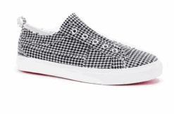 Women's Corkys 51-0121-BKHT BABALU Houndstooth Slip-on Shoe