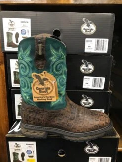 Georgia GB00436 Men's Carbo-Tec LT Waterproof Pull On Boot SALE BOOT (SHOP IN-STORES TOO) -Western Cowboy Clothing image 39bfc818 4aff 42a1 abec 5d2ab73ef0d5