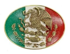 Ariat A37013 Mexican Flag Belt Buckle