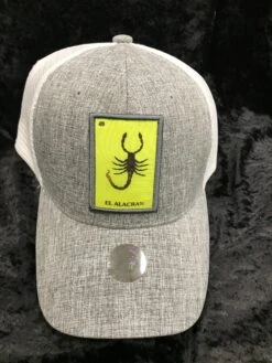 HEATHER GREY EL ALACRAN SCORPION TRUCKER CAP