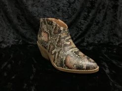 Corkys 80-9948-BRSN Brown Snake Bootie