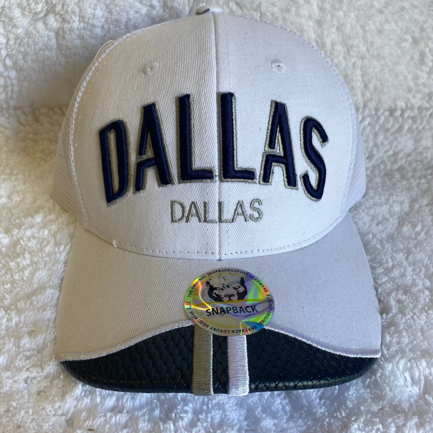 White Dallas Cap 3 White Dallas Cap