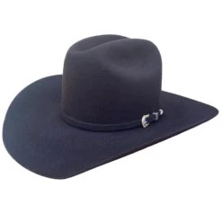 American 7X Black Cherry Rancher Crease Crown Felt Hat (Call To Check Availability)