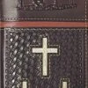 Top Notch Accessories 60204CF Coffee Embossed Praying Cowboy W/3 Hairon Crosses Wallet 1 Top Notch Accessories 60204CF Coffee Embossed Praying Cowboy W/3 Hairon Crosses Wallet -Western Cowboy Clothing image 92c181f6 5c87 4aa4 ab02 9e4cb59bd407