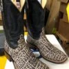 Anderson Bean 4867M 12" Grey Ice Elephant Wide Square Toe -Western Cowboy Clothing image eb2975f6 b7da 42bd b51b fe3de98af48c