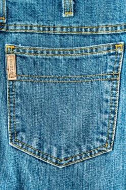 Men's Cinch MB90530001 Green Label Medium Stonewash Jean (SHOP IN-STORE TOO) -Western Cowboy Clothing mb90530001 2 1984 detail