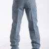 Men's Cinch MB90530001 Green Label Medium Stonewash Jean (SHOP IN-STORE TOO) -Western Cowboy Clothing mb90530001 back 1006 detail