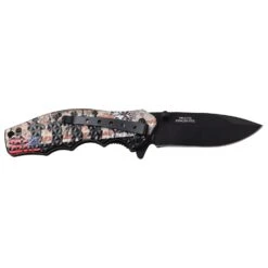 Master USA MU-A104ML Spring Assisted Knife -Western Cowboy Clothing mu a104ml 02back dw4h3zpwqhqwwrxq