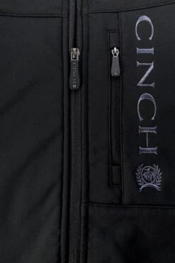 Cinch MWJ1009000 Men's Solid Black Bonded Jacket (Up To 4XL) (SHOP IN-STORES TOO) 11 Cinch MWJ1009000 Men's Solid Black Bonded Jacket (Up To 4XL) (SHOP IN-STORES TOO) -Western Cowboy Clothing mwj1009000 5