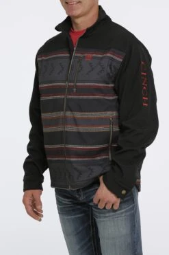 Cinch MWJ1538002 Men's Black Concealed Carry Bonded Jacket (SHOP IN-STORES TOO) -Western Cowboy Clothing mwj1538002 1