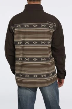 Cinch MWJ1583002 Men's Brown Blanket Stripe Bonded Jacket (SHOP IN-STORES TOO) -Western Cowboy Clothing mwj1583002 3