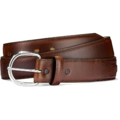 Silver Creek 53717 Brown Classic Western Belt