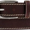 Justin C13695 Brown Bison Boulevard Belt -Western Cowboy Clothing qic13695 01