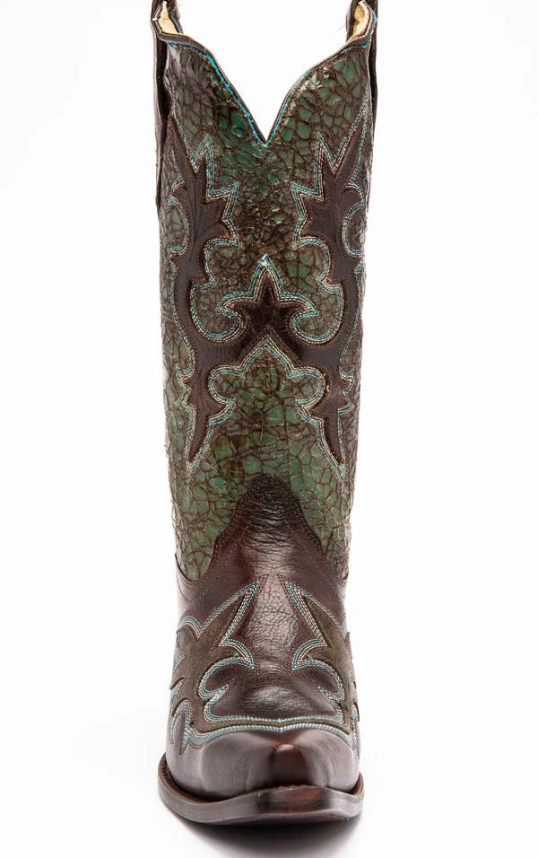 Corral Boots Corral R1178 13" Turquoise Snip Toe *CLOSEOUT* 5 Corral Boots Corral R1178 13" Turquoise Snip Toe *CLOSEOUT* - Image 3