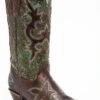 Corral Boots Corral R1178 13" Turquoise Snip Toe *CLOSEOUT* -Western Cowboy Clothing r1178 profile