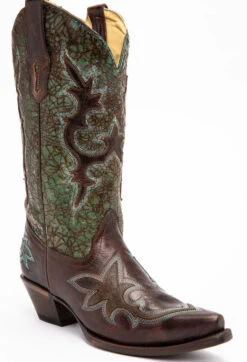 Corral Boots Corral R1178 13" Turquoise Snip Toe *CLOSEOUT*
