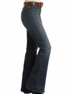 Women's Panhandle Rock & Roll W8H1666 High Rise Trouser Jean -Western Cowboy Clothing rr1 76cddd8a e3f0 433a 8d3d 86e2fb0d1a71