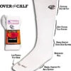 Men's Dan Post DPCBC9/DPCBC10/DPCBC13 White Over The Calf Socks -Western Cowboy Clothing white OTC